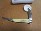 NEW GEC Great Eastern Cutlery #38 Yellow Snow Acrylic Campfire Whittler Knife — photo 2