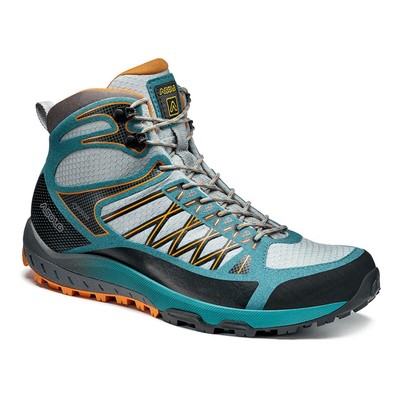 Damen Trekkingschuhe ASOLO GRID Mid GTX W EU 38 Farbe sky nordsee