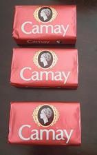 LOTTO VINTAGE anni 80 Camay 3 Pezzi Soap Savon Sapone 135 g Pink  Limited Italy