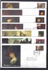 [G191790] Art Rembrandt Netherlands Nice Lot First Day Covers UNG