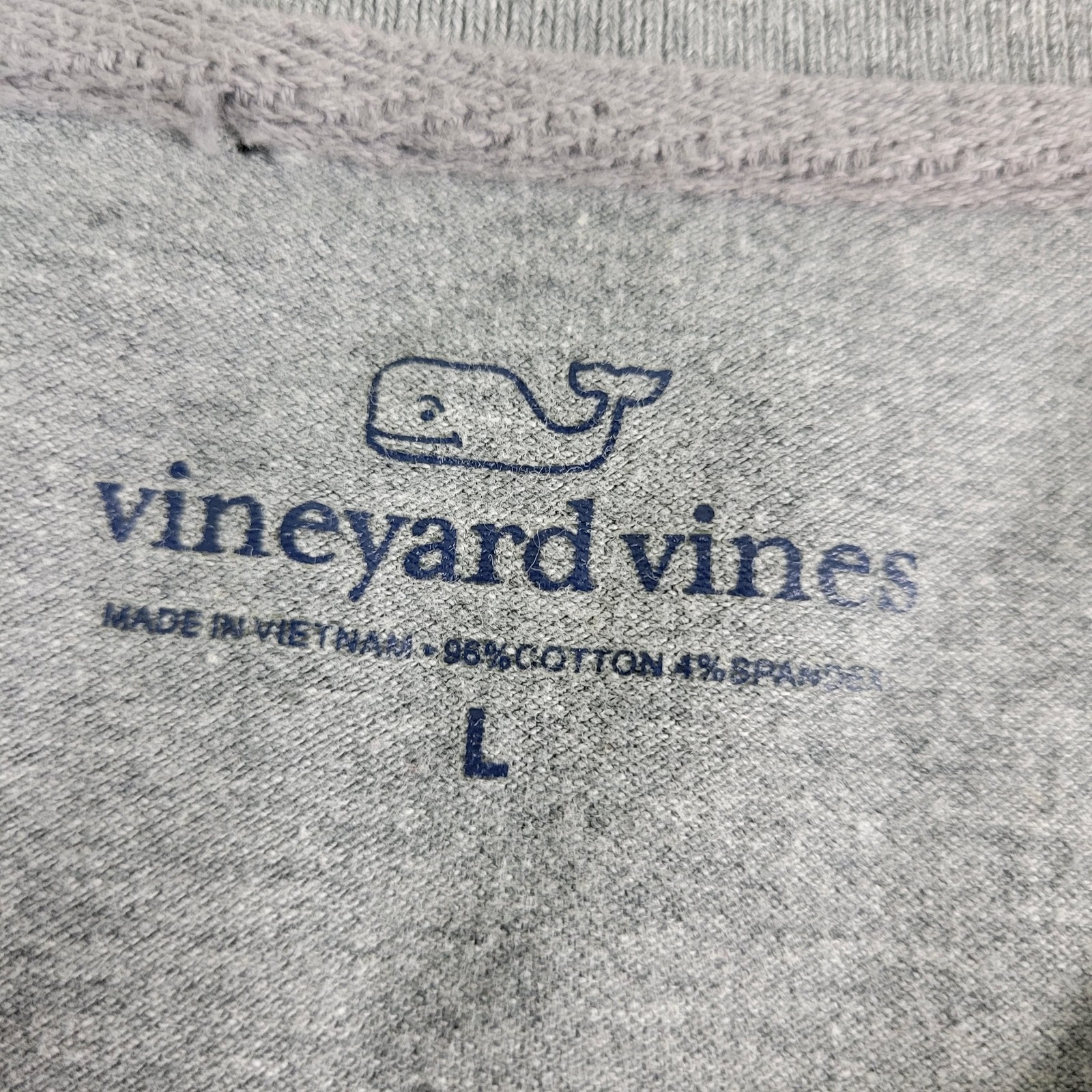 Vineyard Vines Mens Large Solid Gray Performance … - image 4