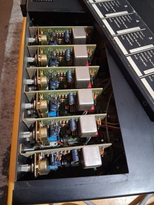 Altec Lansing 1700C Mixer/Preamp Has All 6 Premium 1780A Mic Modules. Tested 
