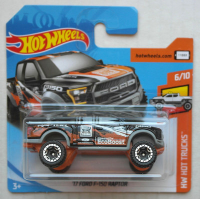 Hot Wheels 2017 Ford F-150 Raptor Pickup schwarz EcoBoost Neu/OVP HW Hot Trucks