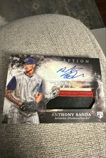 2018 Topps Inception - Inception Patches Anthony Banda #IAP-AB /99 (AU, MEM, RC)