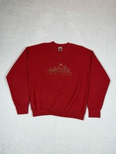 Vintage 90s New York Skyline Embroidered Sweatshirt Size Medium
