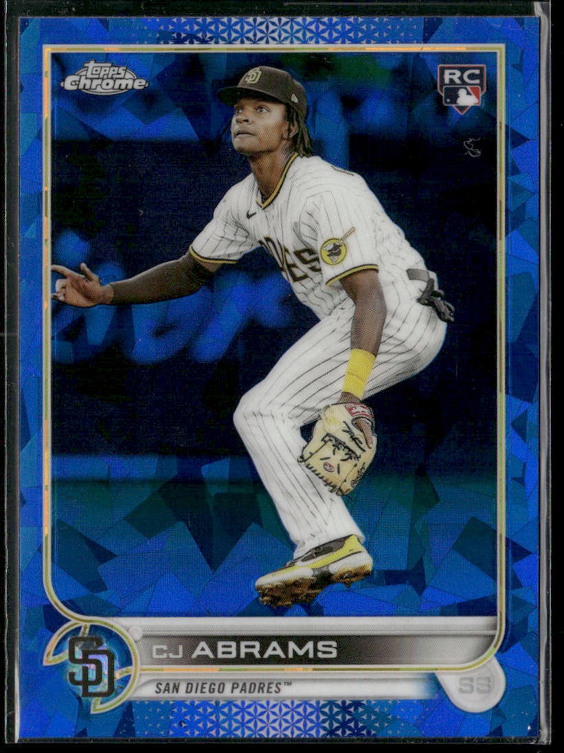 2022 Topps Chrome Update Sapphire Edition #US34 CJ Abrams Rookie RC