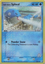 Team Aqua's Spheal - Reverse Holo Common Team Magma vs Team Aqua 56/95 MP on eBay