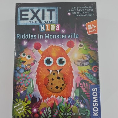 Exit : The Game Riddles In Monsterville By Kosmos 2023 Age 5+