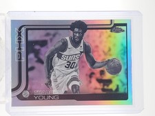 THADDEUS YOUNG 2025-26 TOPPS CHROME NEGATIVE REFRACTOR #135 SUNS Q5997