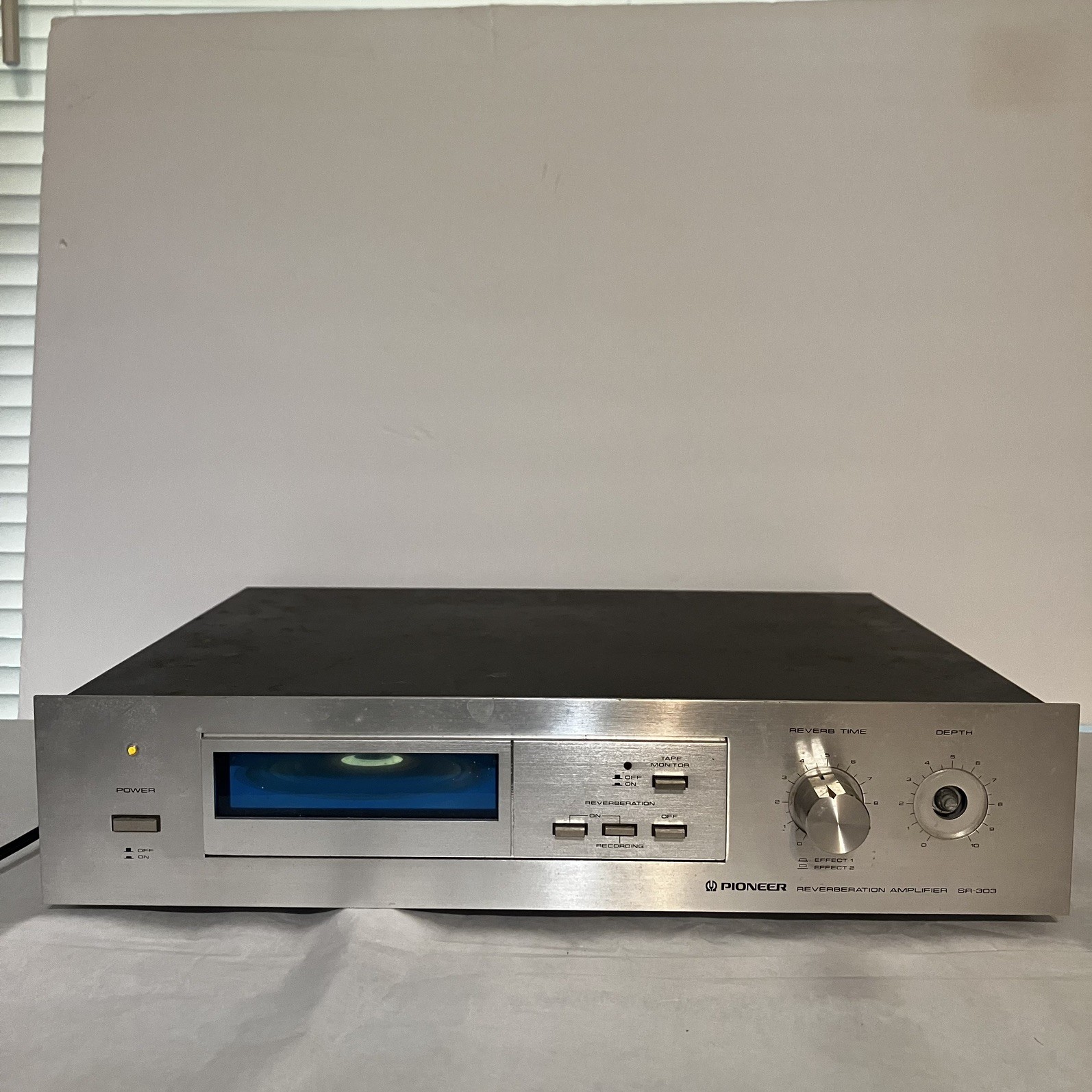 Vintage Pioneer SR-303 Reverberation Amplifier – Silver Face – Powers On - READ