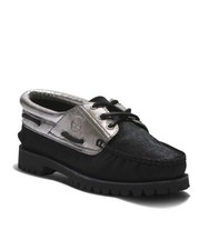 New Womens Timberland Heritage - Noreen Black Nubuck Silver - Boat Shoes - US 6