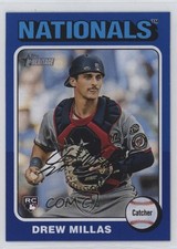 2024 Topps Heritage High Number Dark Blue Border Drew Millas #613 1k9e
