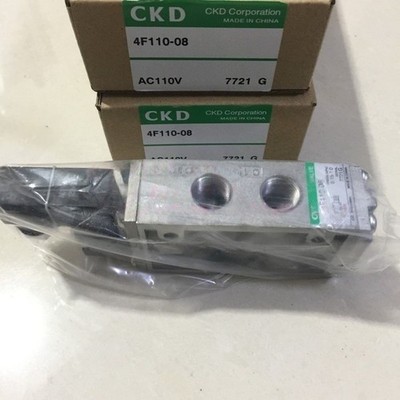 1PCS NEW in Box CKD 4F110-08 Solenoid Valve AC110V Freight Free