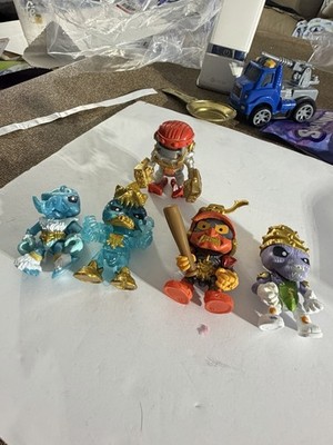 Treasure X Monster Figure Lot Translucent Ice Gold Armor Mini Figures