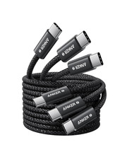 Anker 240W USB C Auf USB C Kabel, [3 Stück 1,5M] PD 3.1 Schnellladekabel USB C K