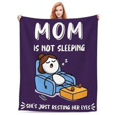Funny Gifts for Mom from Daughter Son - Super Single size 50 "x60" Style 2-mom