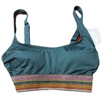 Gibson Latimer Bikini Top Green Size XS NWT