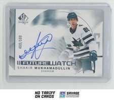 2024-25 SP Authentic Future Watch Auto Horizontal Shakir Mukhamadullin /599 #122