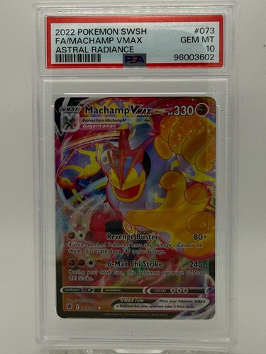 Machamp VMAX graded PSA 10 for sale on eBay