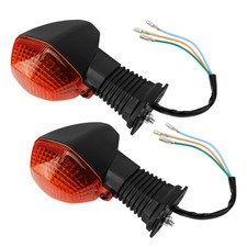 2Pcs Motorcycle LED Turn Signal Indicator Light Blinker Lamp Replacement Comp...