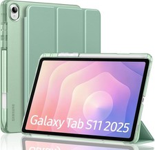 Case for Galaxy Tab S11 2025 11 Inch, Slim Light Trifold Case with S Pen Holder