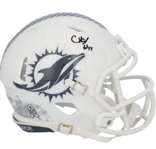 FLASH SALE - Chop Robinson Dolphins Signed 2024 Salute Mini Helmet