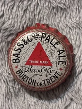 Vintage Bass & Co’s Pale Ale Beer Bottle Cap Burton on Trent Used Plastic Lined