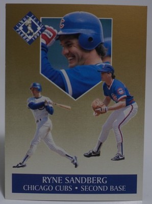 1991 FLEER ULTRA BASEBALL ULTRA GOLD TEAM INSERT #10 RYNA SANDBERG HOF- RAW CARD