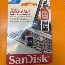 SanDisk Ultra Fit 256 GB  USB 3.1 Flash Drive - Black