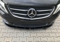 Maxton Design Frontlippe V.2 Passend FüR Mercedes V-Klasse W447 Schwarz Hochglan