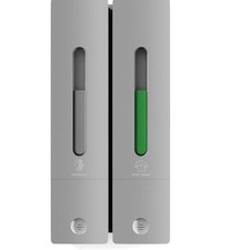 Shampoo and Conditioner Dispenser 2-Chamber Wall-Mounted Shower Soap Dispense...
