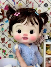 1/6 BJD Doll Big Head Baby DianDian Normal Color Y6 -Free Face Make UP+Free Eyes