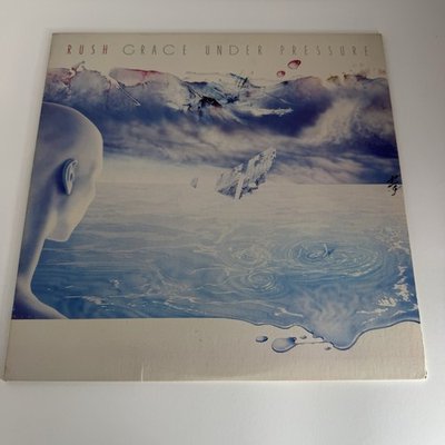 #ad #ad Rush Grace Under Pressure Vinyl LP Record 1984 Mercury 818 476 1 VG VG $19.95
