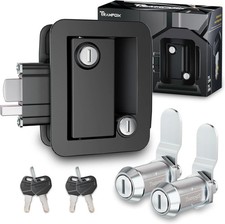 RV Door Lock1 Camper Door Lock with Storage Locks Combo for Trailer Entrance ...
