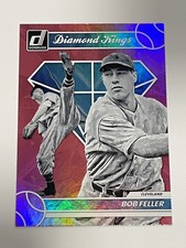 2023 Donruss Baseball Holo Pink #16 - Bob Feller - Cleveland Indians