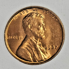 1937 Lincoln Wheat Penny Igs Ms69 Uncirculated Bu Coin Read
