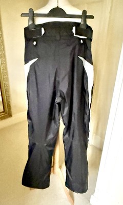 Damen Vintage O Neill Logo Skihose / Schneesporthose schwarz Größe 38 /Med