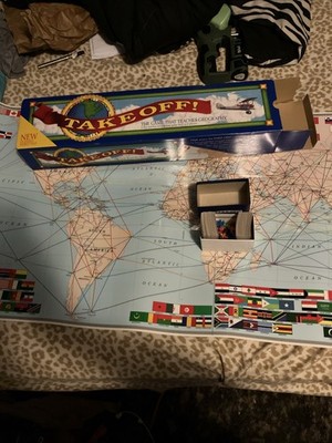 VINTAGE Take Off! COMPLETE Resource Games 2002 Kids Learning Geography