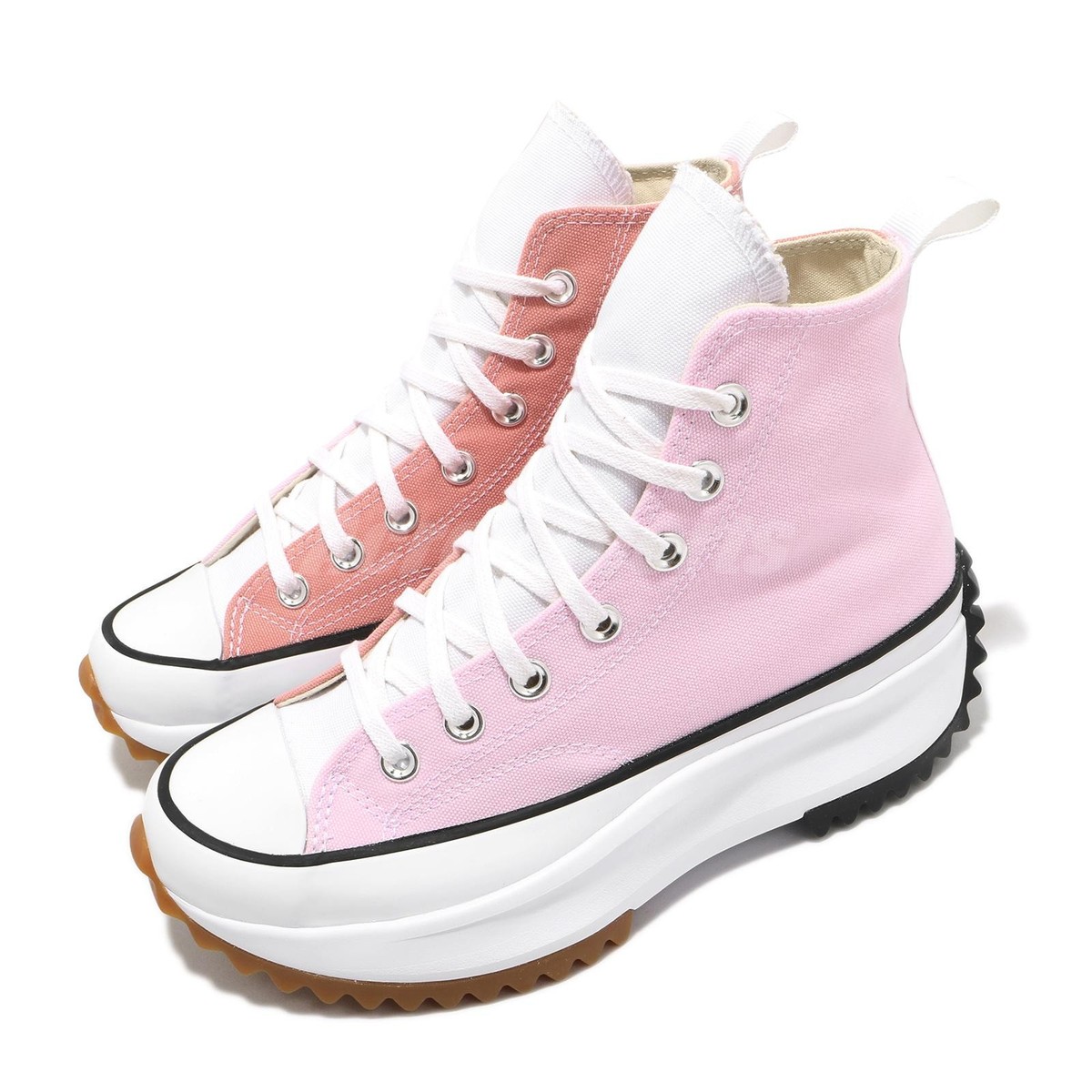 【海外輸入品】 Converse Run Star Hike Pink 22cm Converse Run Star Hike Hi Chunky Platform Men Women Unisex Shoes