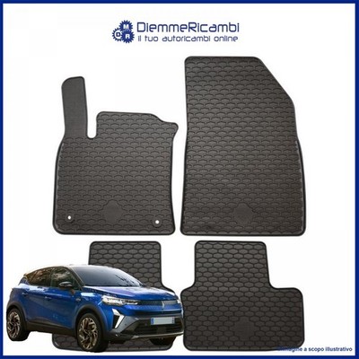 MATTEN - GUMMIMATTEN 3D TPE SCHWARZ FÜR RENAULT CAPTUR AB 2024