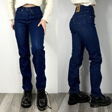 28.5  Waist Vintage Levi  s Jeans 40505 2015 Dark Wash Orange Tab Straight Leg