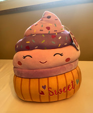 Squishmallows 12  Kimmie Cupcake Plush Pink/Purple Washable Valentine's Day 2021