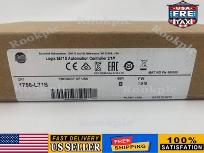 Allen-Bradley 1756-L71S Ser B GuardLogix Automation Controller AB 1756L71S