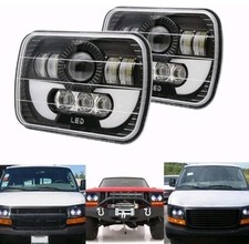 Headlights For Truck 6052 6054 H5054 H6054 120w Rectangle 7x6 5x7 Inch