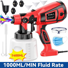 Corded Wall Fence Paint Sprayer Electric Spray Gun Paint Fence Airless HVLP