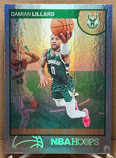 Damian Lillard 2024-25 Panini NBA Hoops #20 Hoops Throwback