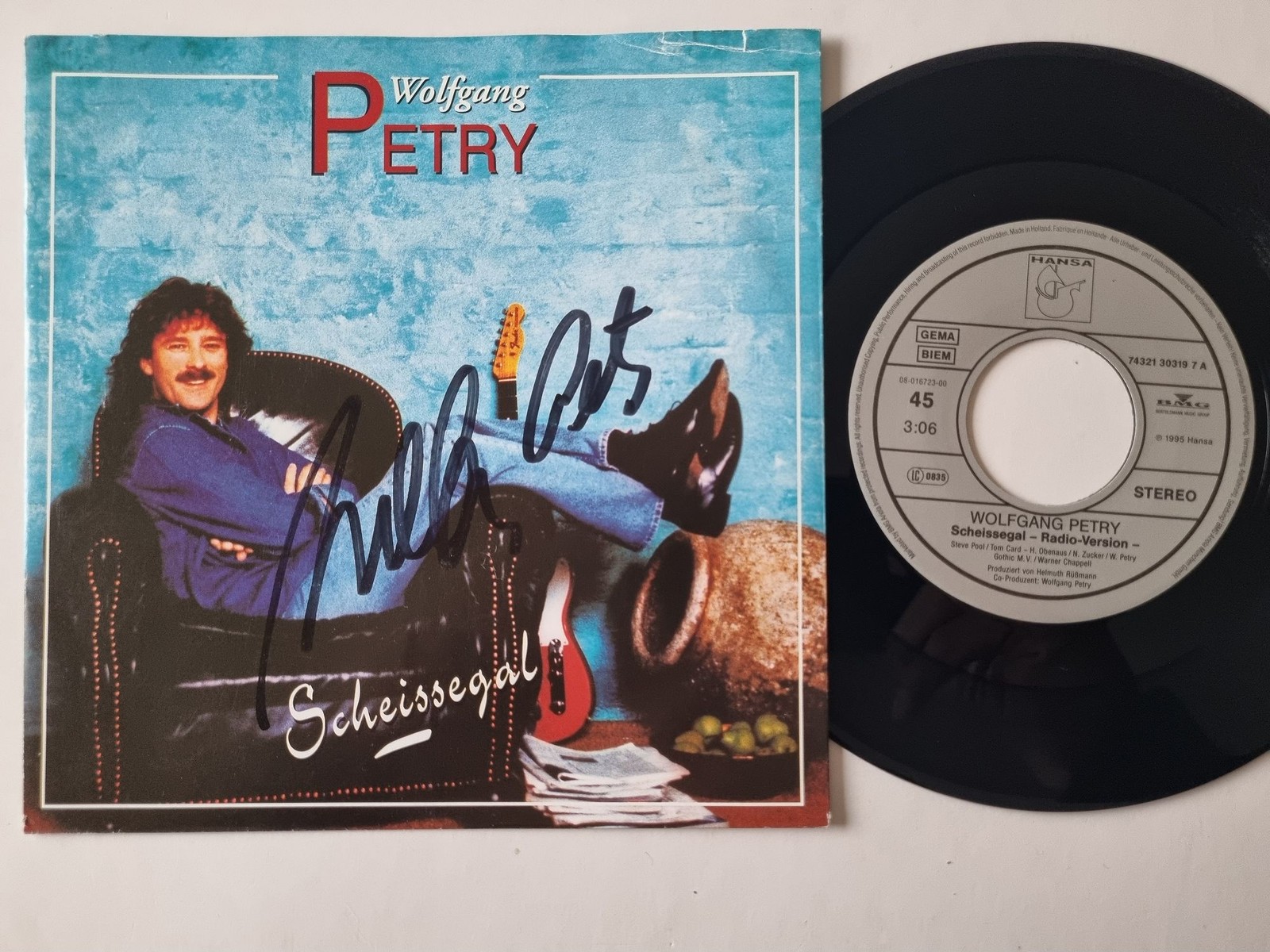 Wolfgang Petry - Scheissegal 7'' Vinyl Germany