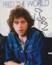 BOB GELDOF - Music Legend - GENUINE SIGNED AUTOGRAPH