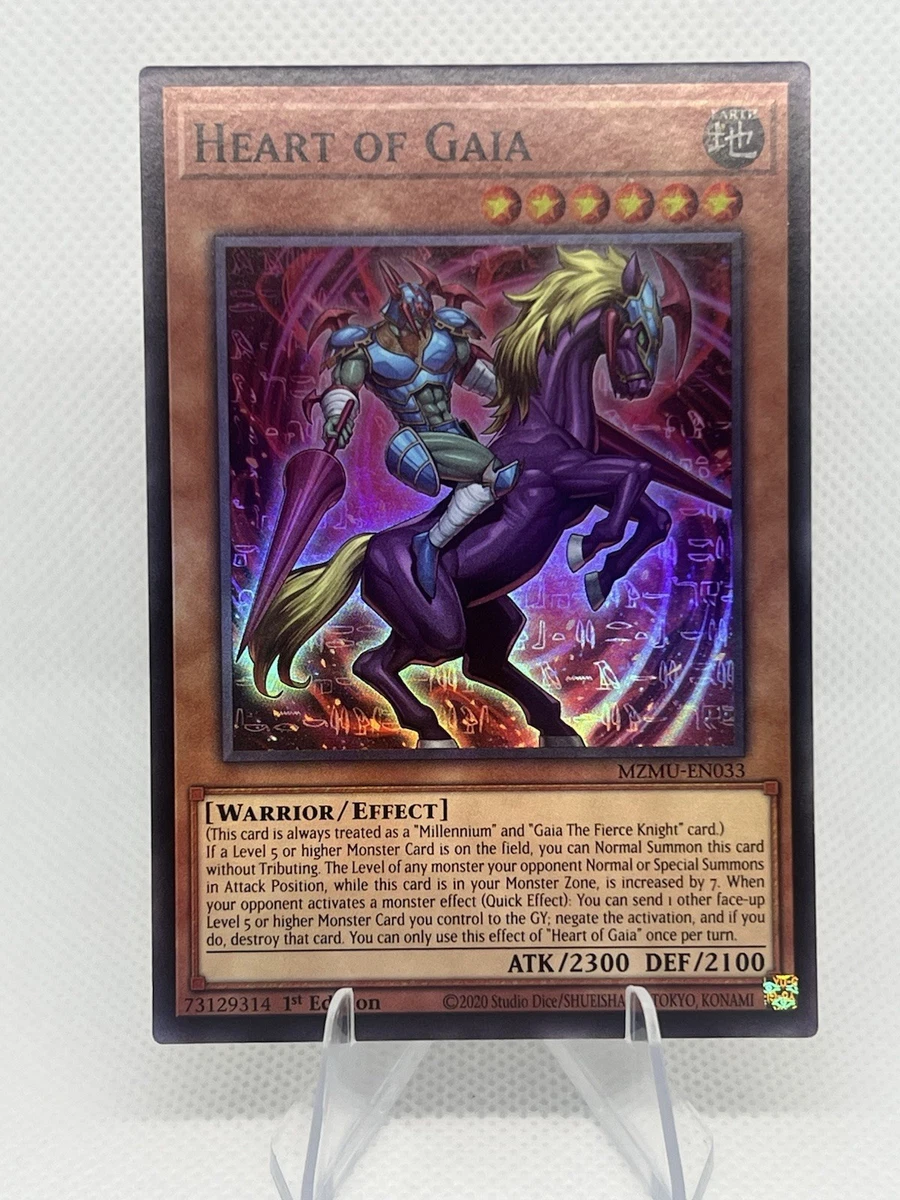 Gaia The Fierce Knight Yu-Gi-Oh! TCG Individual Trading Card Games for sale  - eBay