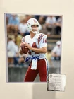Steve Grogan signed NEW ENGLAND PATRIOTS 8 X 10 photo Schwartz COA